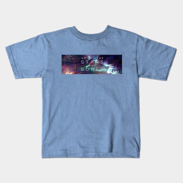 AtSaB Banner Kids T-Shirt by amongstarsbones